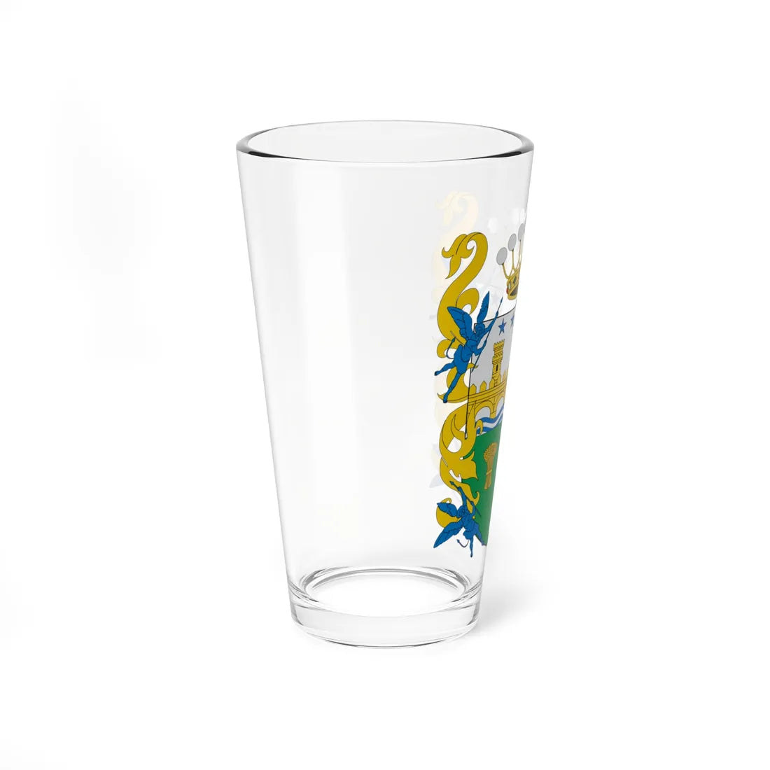 Escudo de Melipilla (Chile) (Coat of Arms) Pint Glass 16oz - Go Mug Yourself