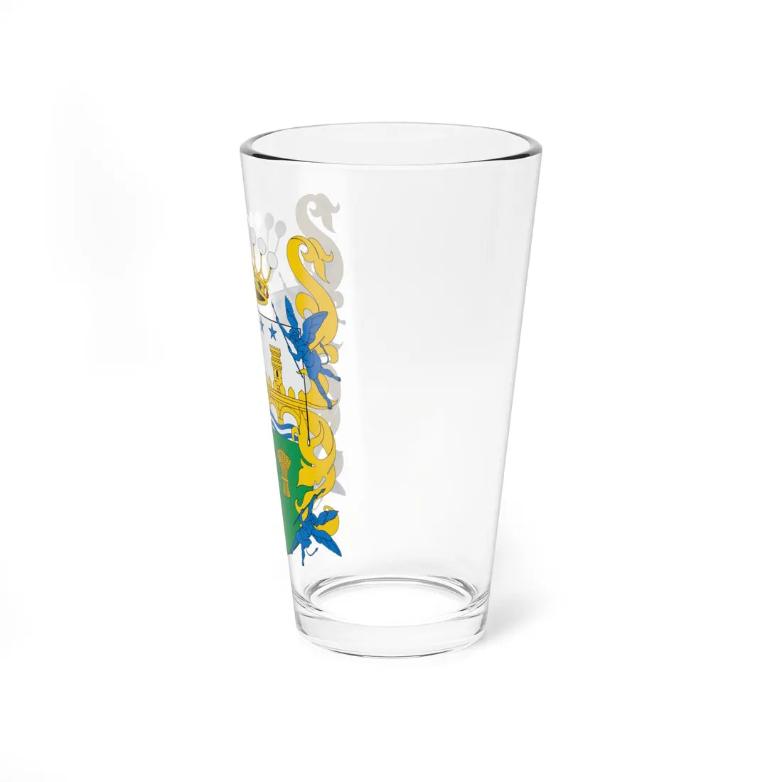Escudo de Melipilla (Chile) (Coat of Arms) Pint Glass 16oz - Go Mug Yourself