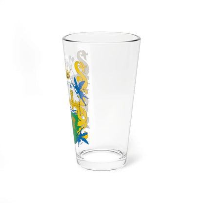 Escudo de Melipilla (Chile) (Coat of Arms) Pint Glass 16oz - Go Mug Yourself