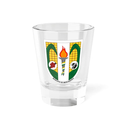 Escudo de Mercaderes - Cauca (Colombia) (Coat of Arms) Shot Glass 1.5oz 1.5oz - Go Mug Yourself