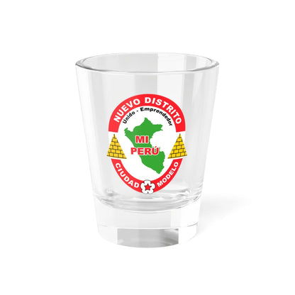 Escudo de mi peru (Peru) (Coat of Arms) Shot Glass 1.5oz 1.5oz - Go Mug Yourself