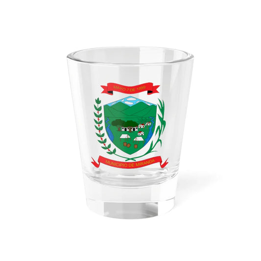 Escudo de Miranda Cauca (Colombia) (Coat of Arms) Shot Glass 1.5oz 1.5oz - Go Mug Yourself