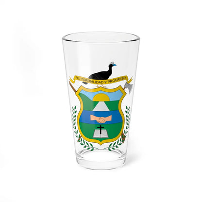 Escudo de Mitú (Colombia) (Coat of Arms) Pint Glass 16oz 16oz - Go Mug Yourself