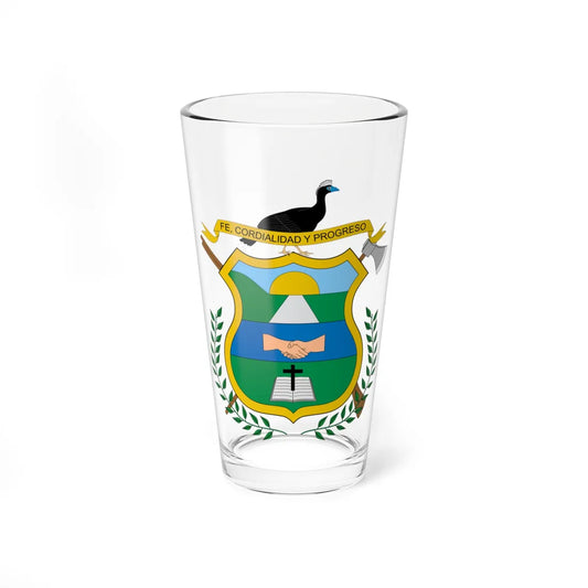 Escudo de Mitú (Colombia) (Coat of Arms) Pint Glass 16oz 16oz - Go Mug Yourself
