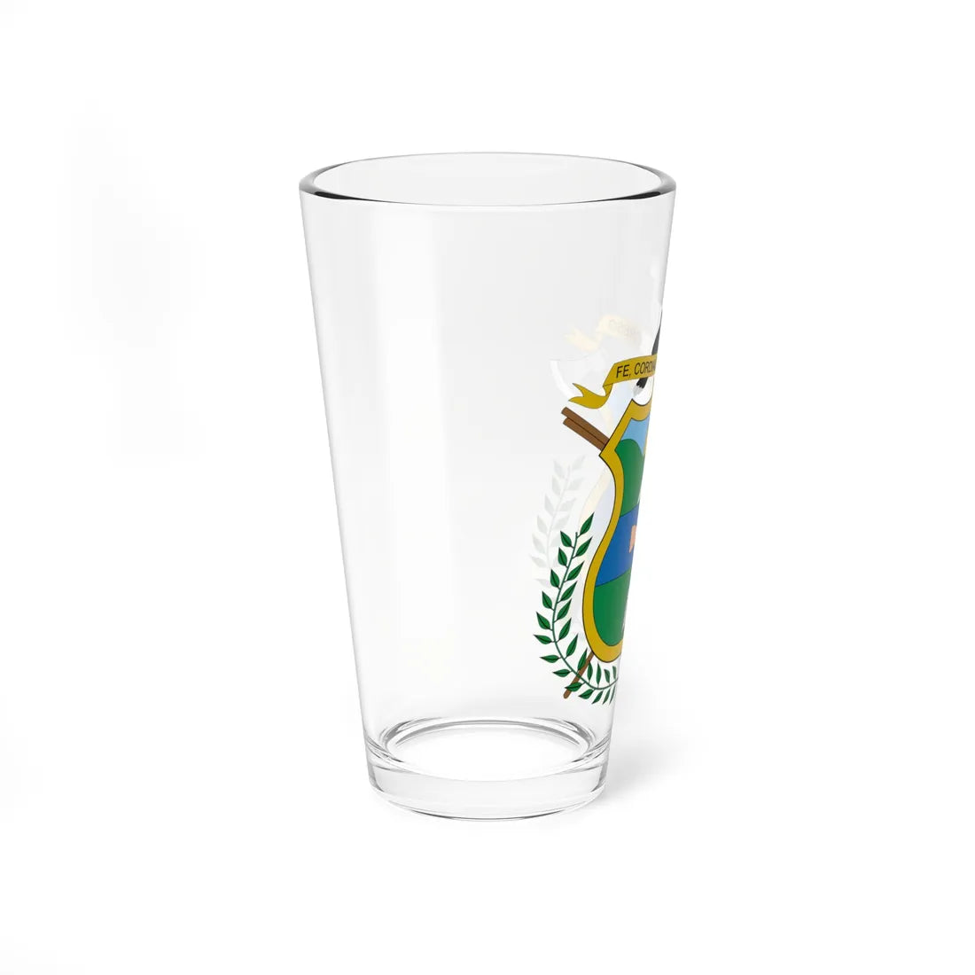 Escudo de Mitú (Colombia) (Coat of Arms) Pint Glass 16oz - Go Mug Yourself