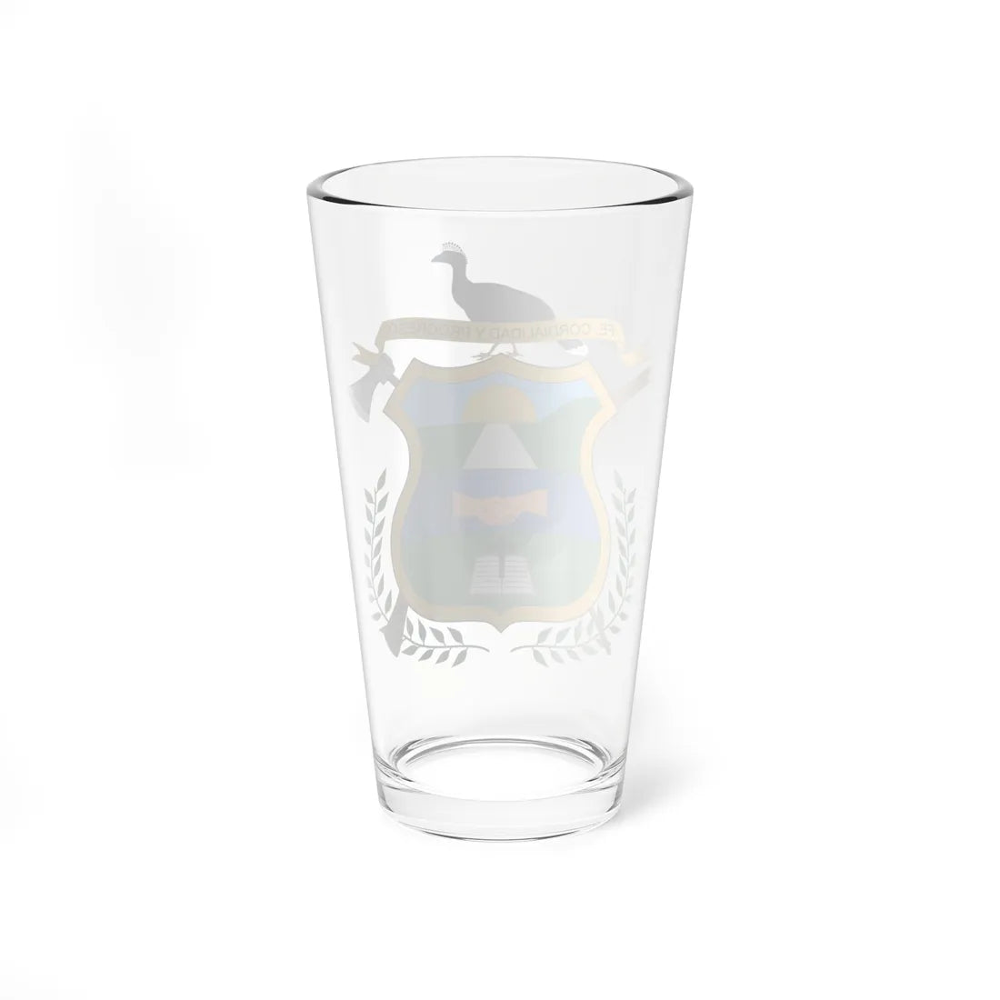 Escudo de Mitú (Colombia) (Coat of Arms) Pint Glass 16oz - Go Mug Yourself