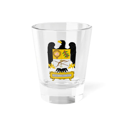 Escudo de Mocoa (Colombia) (Coat of Arms) Shot Glass 1.5oz 1.5oz - Go Mug Yourself
