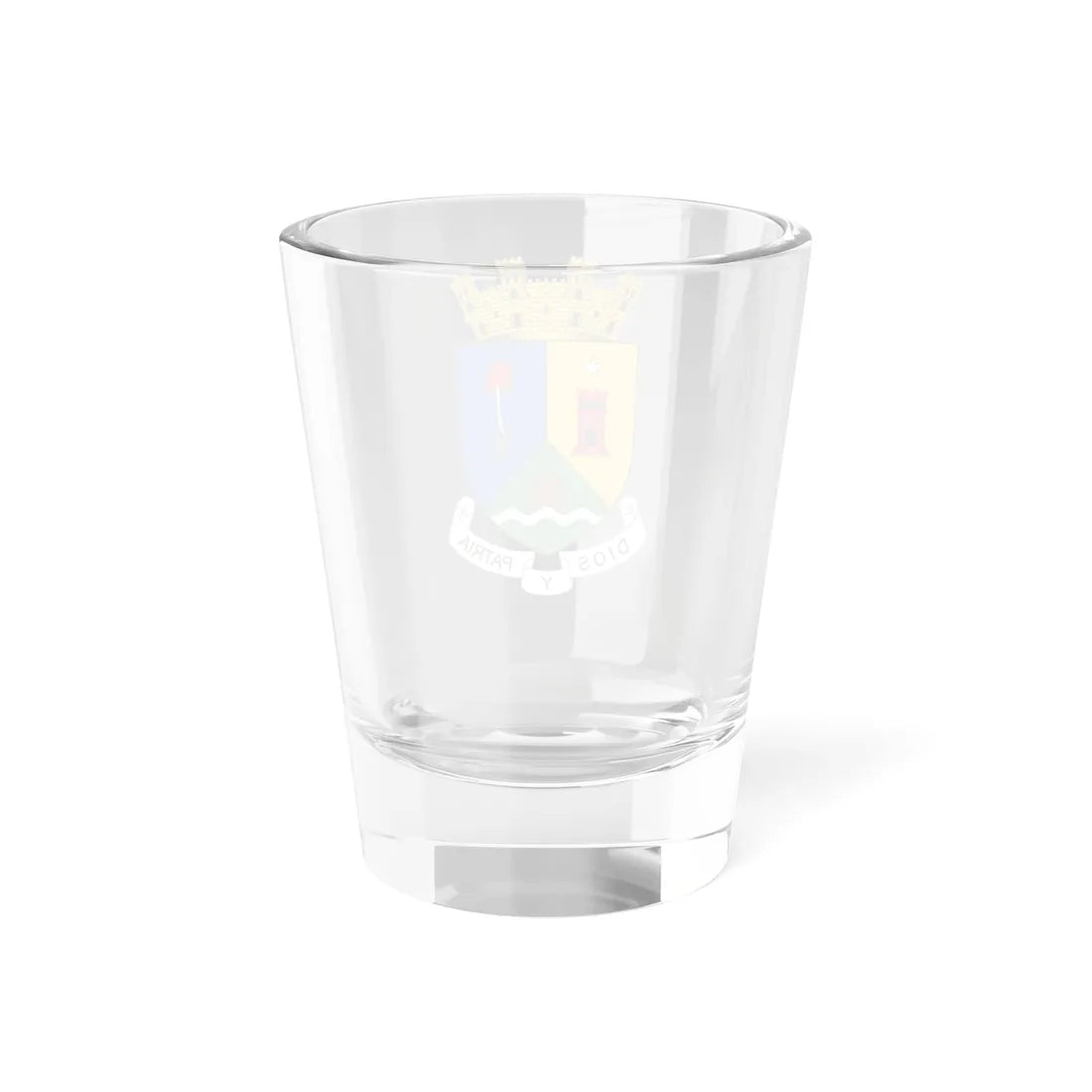 Escudo de Mogotes-Santander (Colombia) (Coat of Arms) Shot Glass 1.5oz - Go Mug Yourself