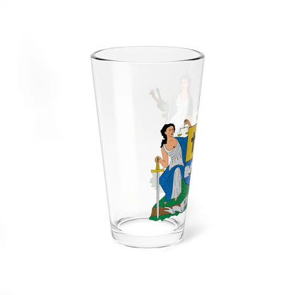 Escudo de Mompos (Colombia) (Coat of Arms) Pint Glass 16oz - Go Mug Yourself