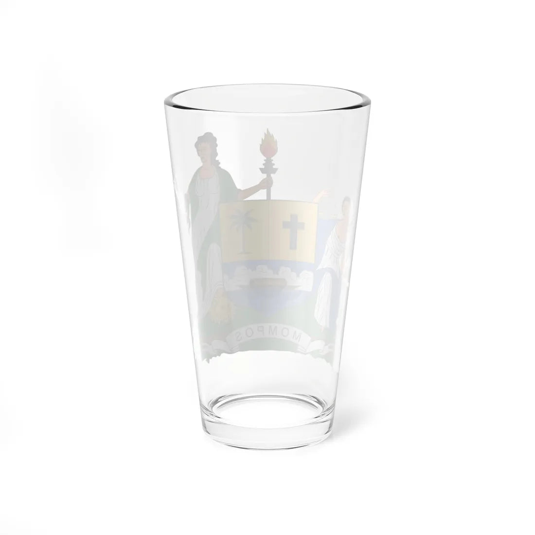 Escudo de Mompos (Colombia) (Coat of Arms) Pint Glass 16oz - Go Mug Yourself