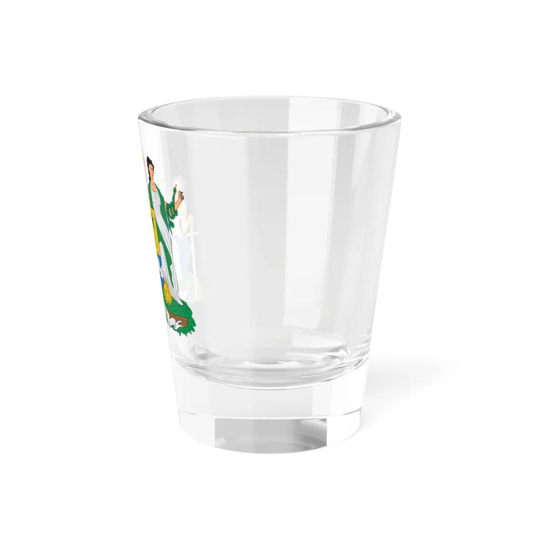 Escudo de Mompos (Colombia) (Coat of Arms) Shot Glass 1.5oz - Go Mug Yourself
