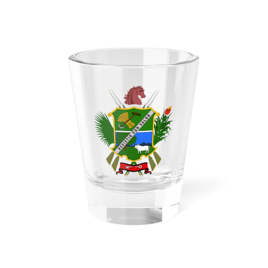 Escudo de Monagas (Venezuela) (Coat of Arms) Shot Glass 1.5oz 1.5oz - Go Mug Yourself
