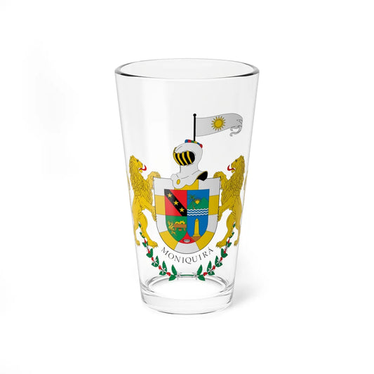 Escudo de Moniquirá (Colombia) (Coat of Arms) Pint Glass 16oz 16oz - Go Mug Yourself