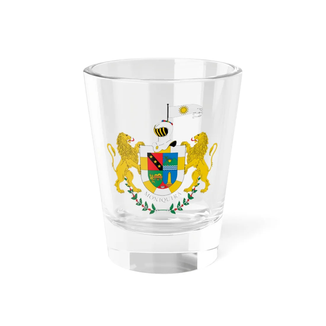 Escudo de Moniquirá (Colombia) (Coat of Arms) Shot Glass 1.5oz 1.5oz - Go Mug Yourself