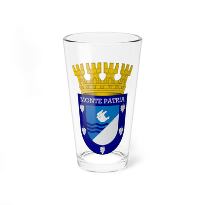 Escudo de Monte Patria (Chile) (Coat of Arms) Pint Glass 16oz 16oz - Go Mug Yourself