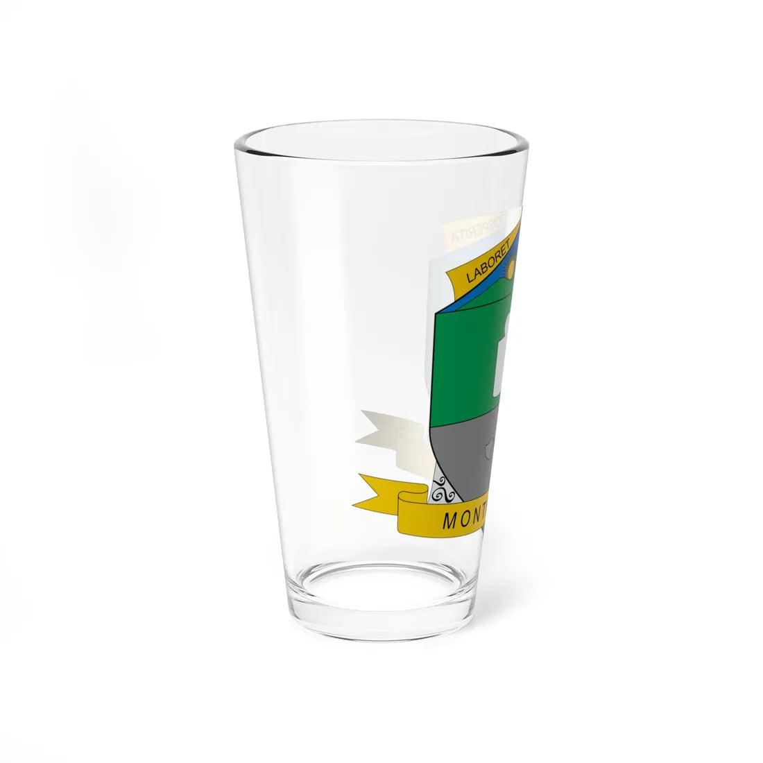 Escudo de Montelíbano (Colombia) (Coat of Arms) Pint Glass 16oz - Go Mug Yourself