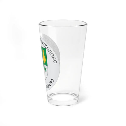 Escudo de Montenegro Quindío (Colombia) (Coat of Arms) Pint Glass 16oz - Go Mug Yourself
