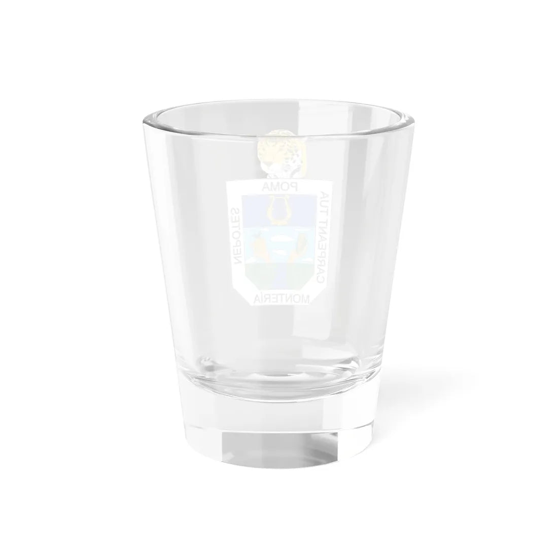 Escudo de Montería (Colombia) (Coat of Arms) Shot Glass 1.5oz - Go Mug Yourself