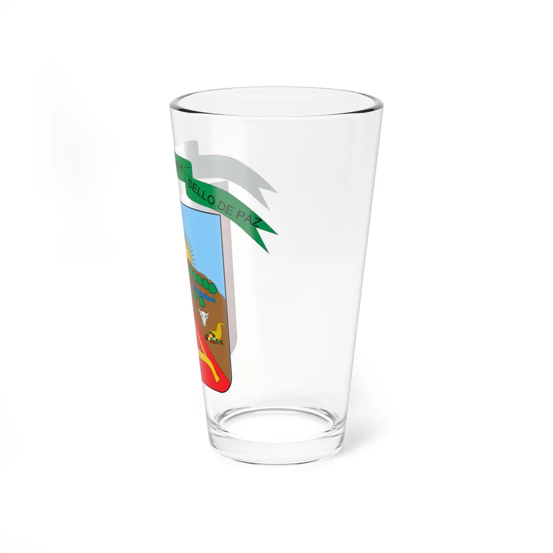 Escudo de Monterrey Casanare (Colombia) (Coat of Arms) Pint Glass 16oz - Go Mug Yourself
