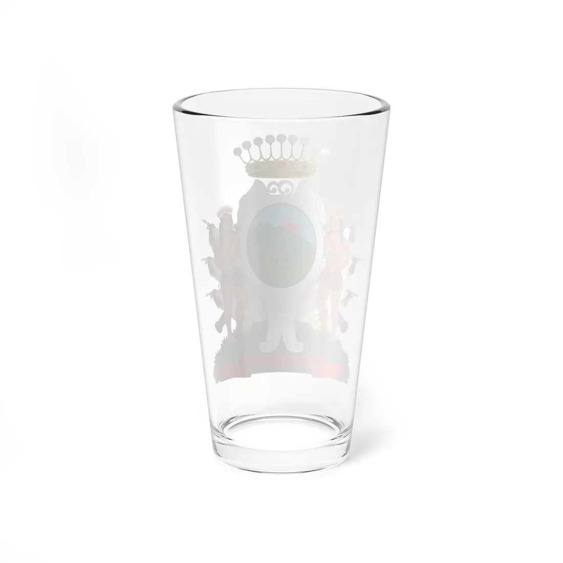 Escudo de Monterrey Nuevo León México (Costa Rica) (Coat of Arms) Pint Glass 16oz - Go Mug Yourself