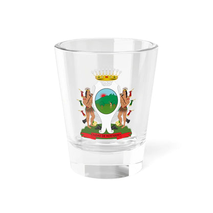 Escudo de Monterrey Nuevo León México (Costa Rica) (Coat of Arms) Shot Glass 1.5oz 1.5oz - Go Mug Yourself