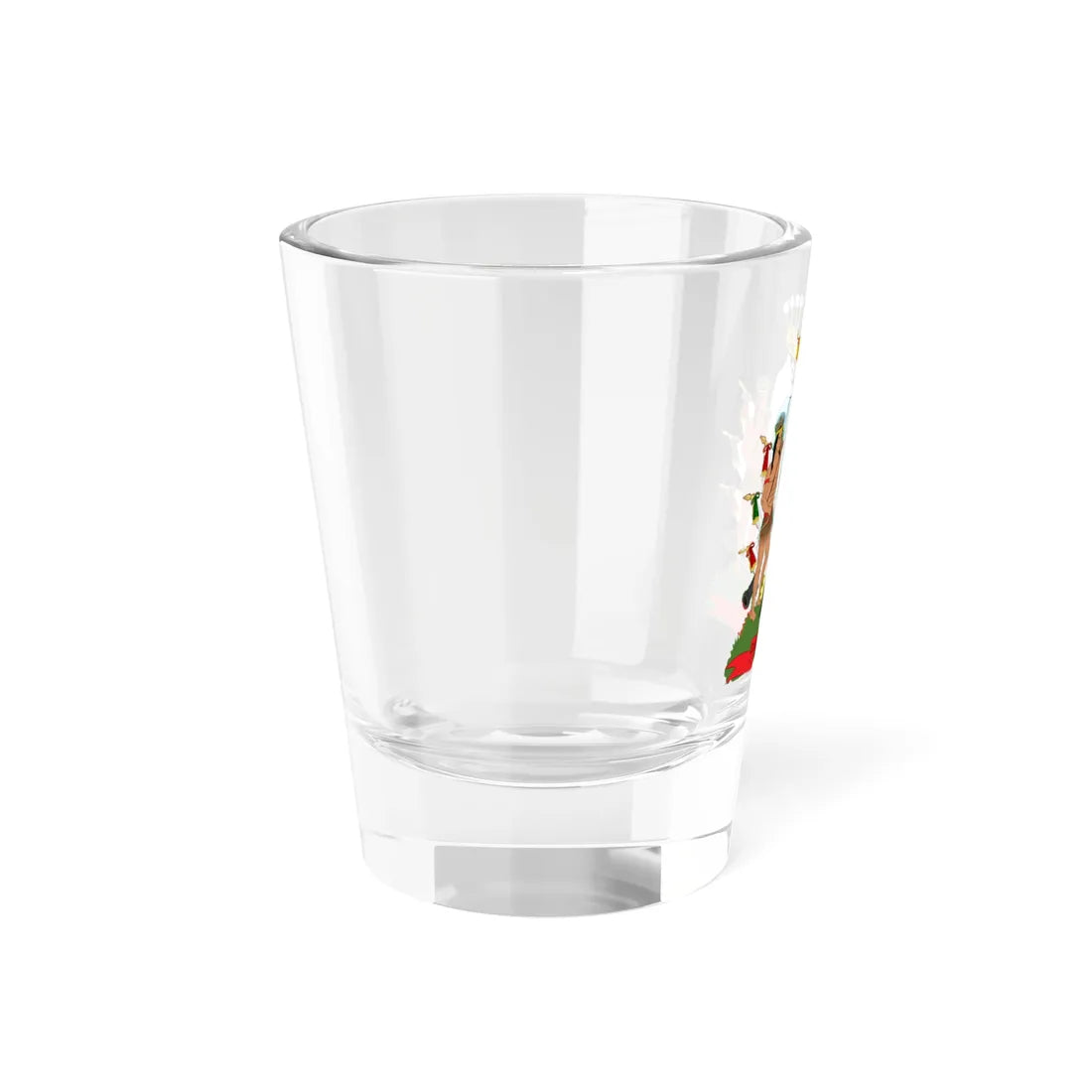 Escudo de Monterrey Nuevo León México (Costa Rica) (Coat of Arms) Shot Glass 1.5oz - Go Mug Yourself