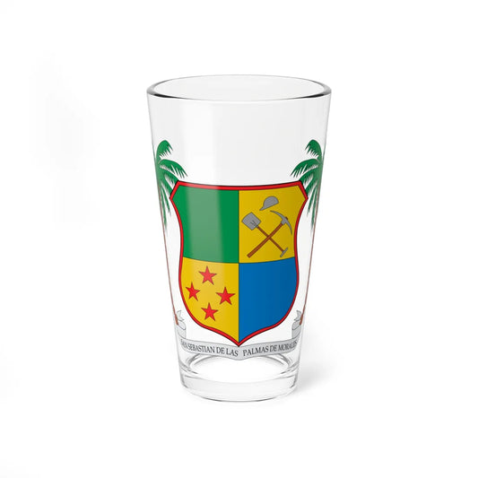 Escudo de Morales Bolívar (Colombia) (Coat of Arms) Pint Glass 16oz 16oz - Go Mug Yourself