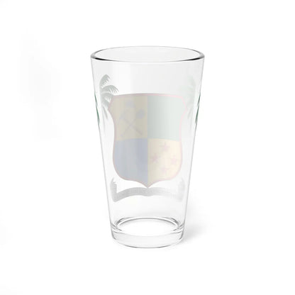 Escudo de Morales Bolívar (Colombia) (Coat of Arms) Pint Glass 16oz - Go Mug Yourself