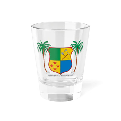 Escudo de Morales Bolívar (Colombia) (Coat of Arms) Shot Glass 1.5oz 1.5oz - Go Mug Yourself