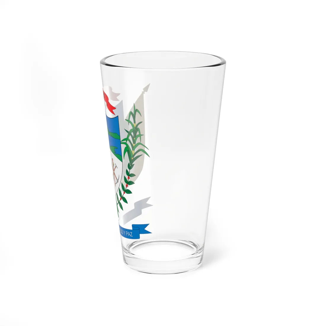 Escudo de Morales Cauca (Colombia) (Coat of Arms) Pint Glass 16oz - Go Mug Yourself