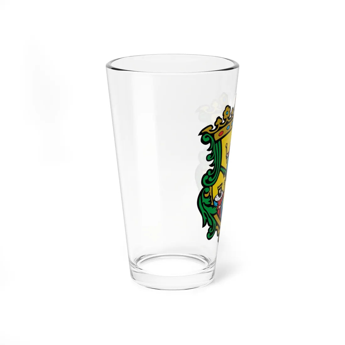 Escudo de Morelia (Costa Rica) (Coat of Arms) Pint Glass 16oz - Go Mug Yourself