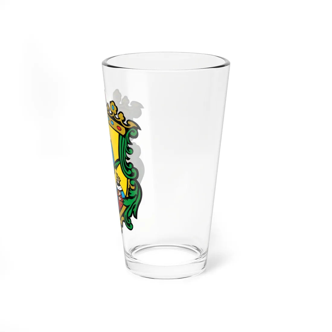 Escudo de Morelia (Costa Rica) (Coat of Arms) Pint Glass 16oz - Go Mug Yourself