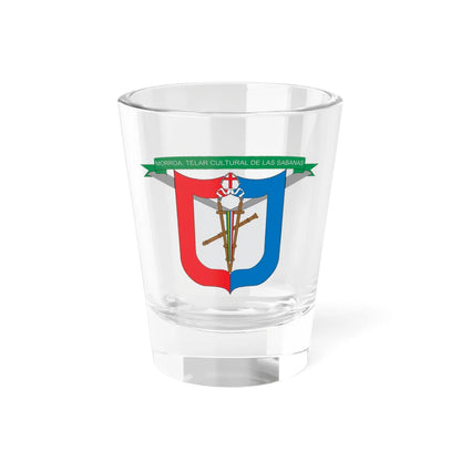 Escudo de Morroa (Colombia) (Coat of Arms) Shot Glass 1.5oz 1.5oz - Go Mug Yourself