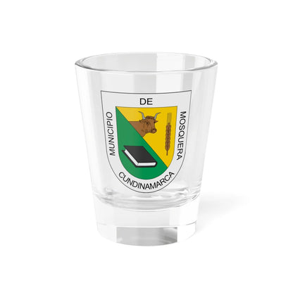 Escudo de Mosquera Cundinamarca (Colombia) (Coat of Arms) Shot Glass 1.5oz 1.5oz - Go Mug Yourself