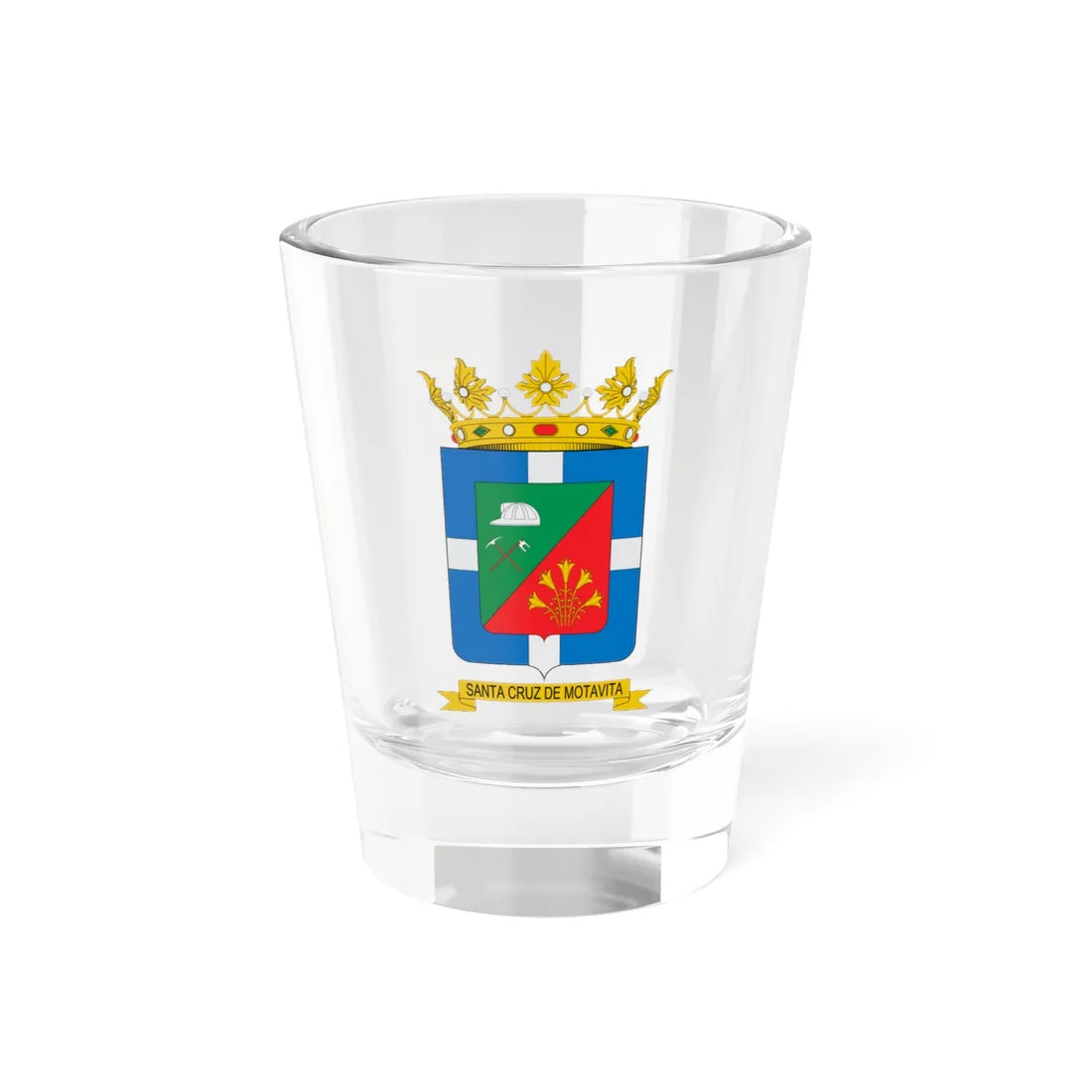 Escudo de Motavita (Colombia) (Coat of Arms) Shot Glass 1.5oz 1.5oz - Go Mug Yourself