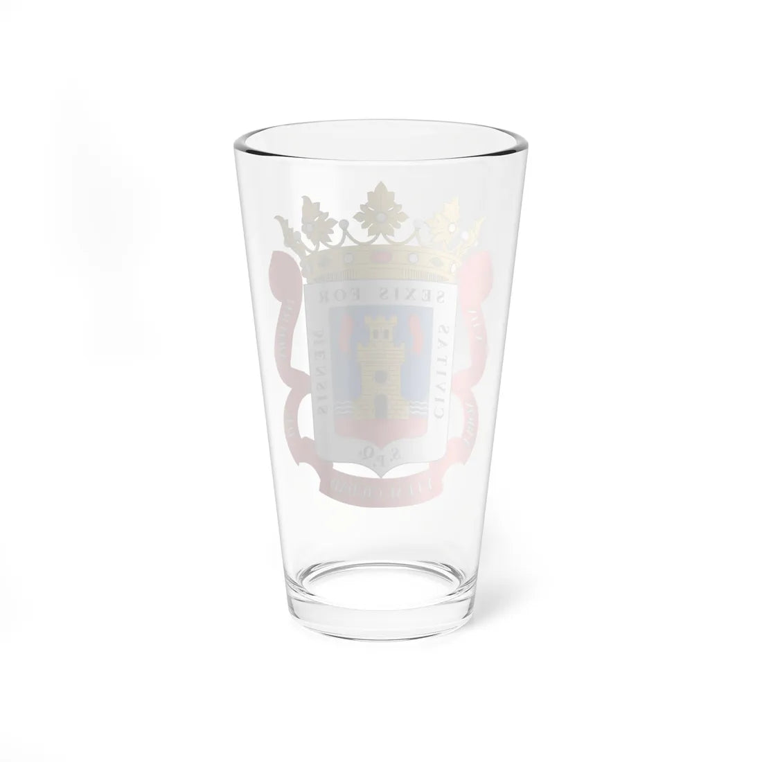 Escudo de Motril (Spain) (Coat of Arms) Pint Glass 16oz - Go Mug Yourself