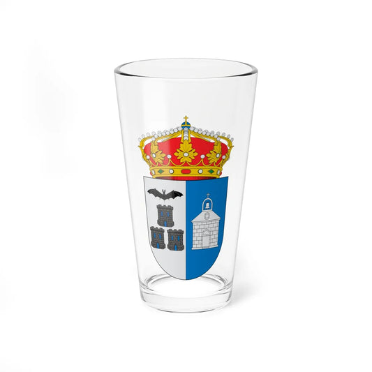 Escudo de Munera (Spain) (Coat of Arms) Pint Glass 16oz 16oz - Go Mug Yourself