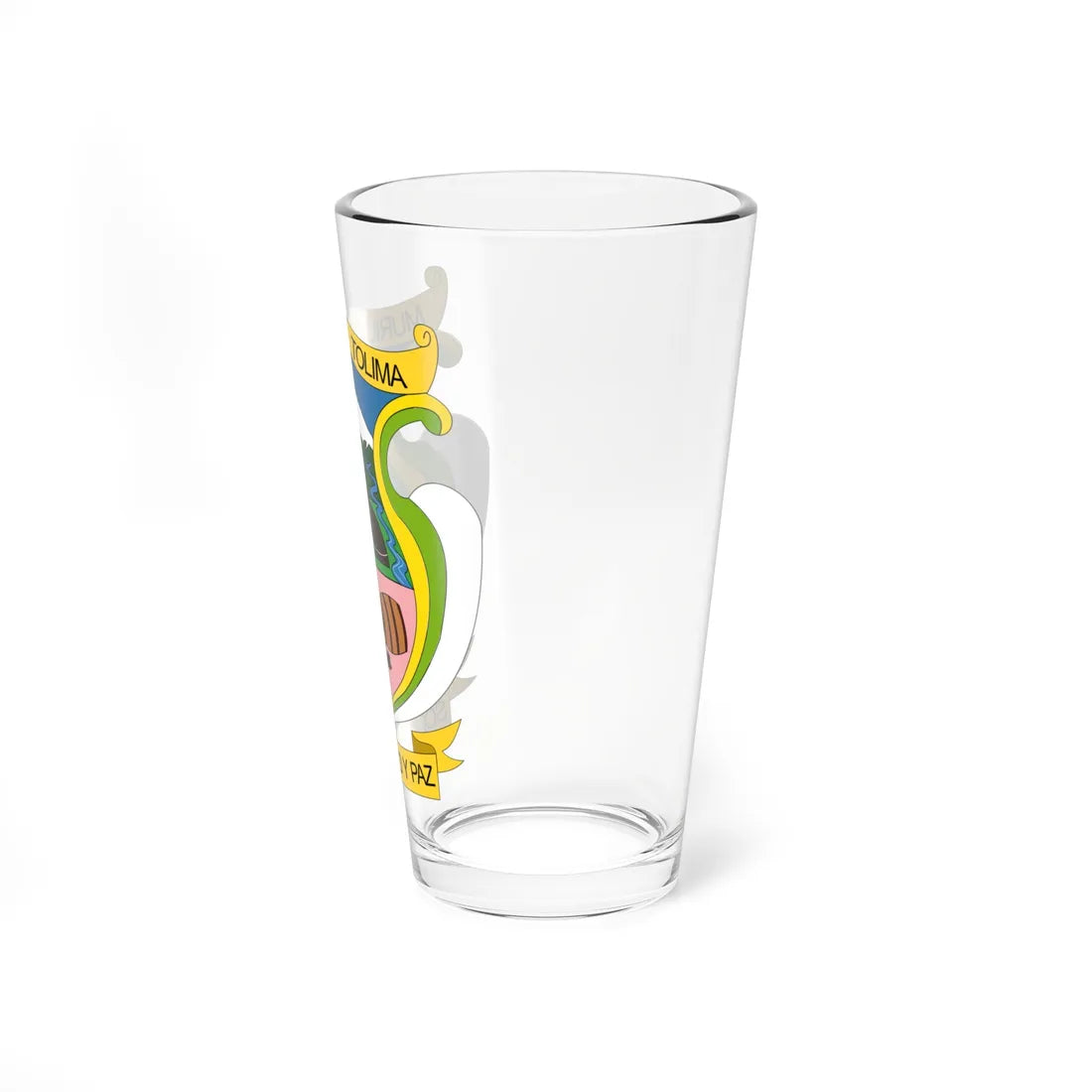 Escudo de Murillo - Tolima (Colombia) (Coat of Arms) Pint Glass 16oz - Go Mug Yourself