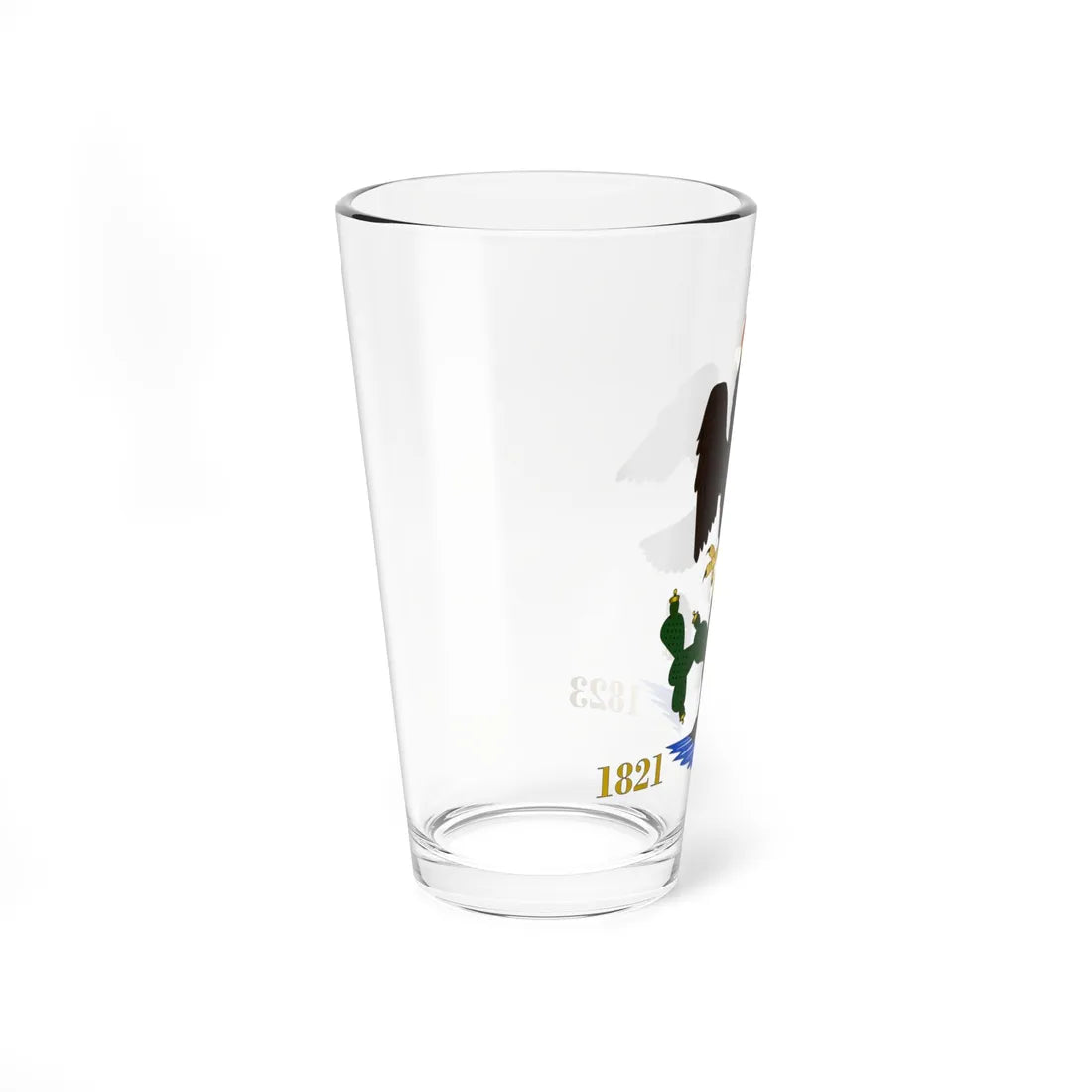 Escudo de México 1821-1824 (Mexico) (Coat of Arms) Pint Glass 16oz - Go Mug Yourself