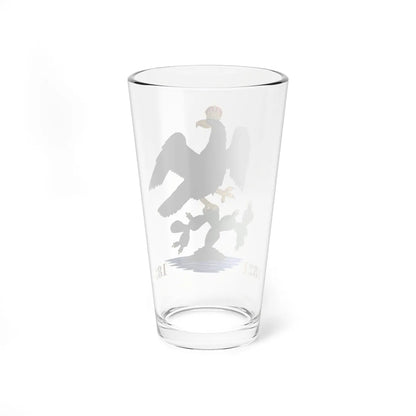 Escudo de México 1821-1824 (Mexico) (Coat of Arms) Pint Glass 16oz - Go Mug Yourself