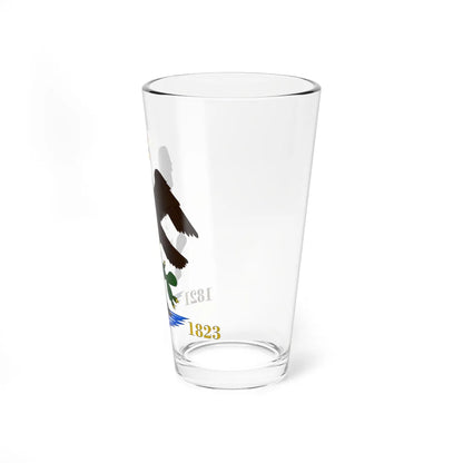 Escudo de México 1821-1824 (Mexico) (Coat of Arms) Pint Glass 16oz - Go Mug Yourself