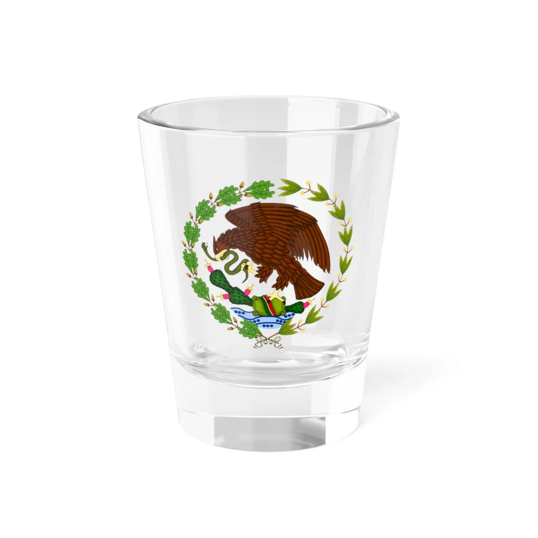 Escudo de México 1934 - 1968 (Mexico) (Coat of Arms) Shot Glass 1.5oz 1.5oz - Go Mug Yourself