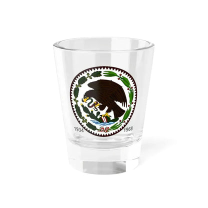 Escudo de México 1934-1968 (Mexico) (Coat of Arms) Shot Glass 1.5oz 1.5oz - Go Mug Yourself