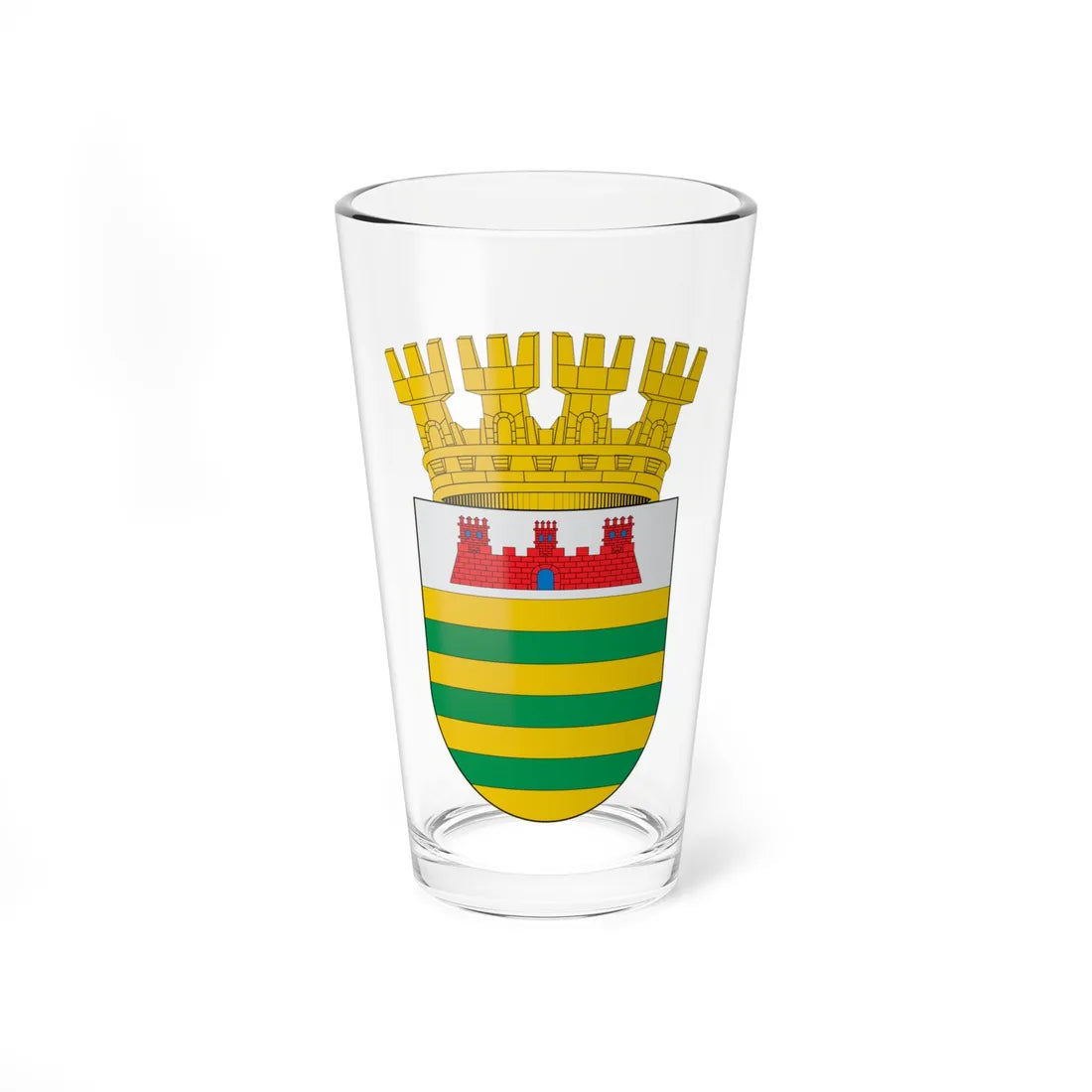 Escudo de Nacimiento Chile (Chile) (Coat of Arms) Pint Glass 16oz 16oz - Go Mug Yourself