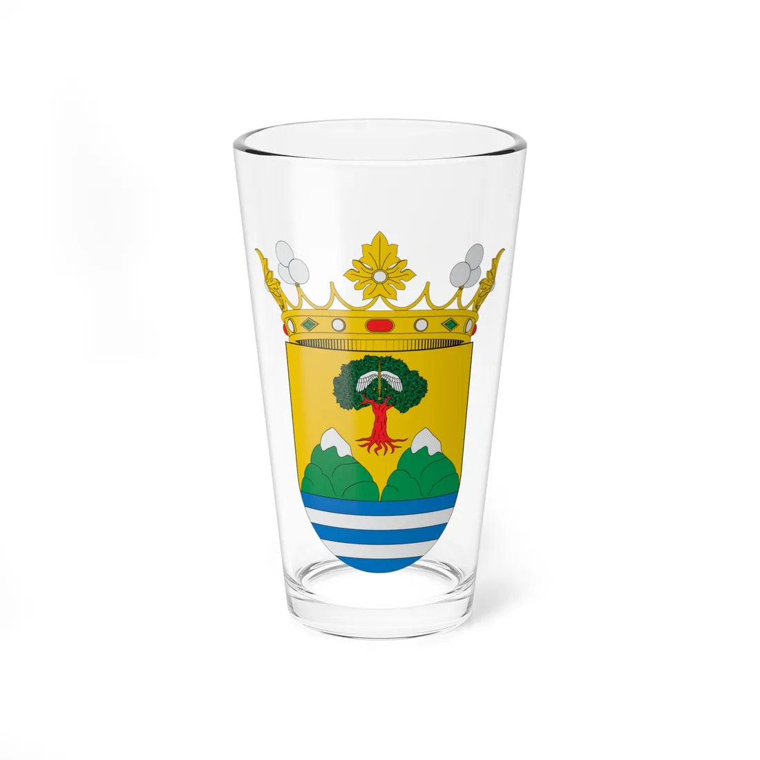 Escudo de Nacimiento (Spain) (Coat of Arms) Pint Glass 16oz 16oz - Go Mug Yourself