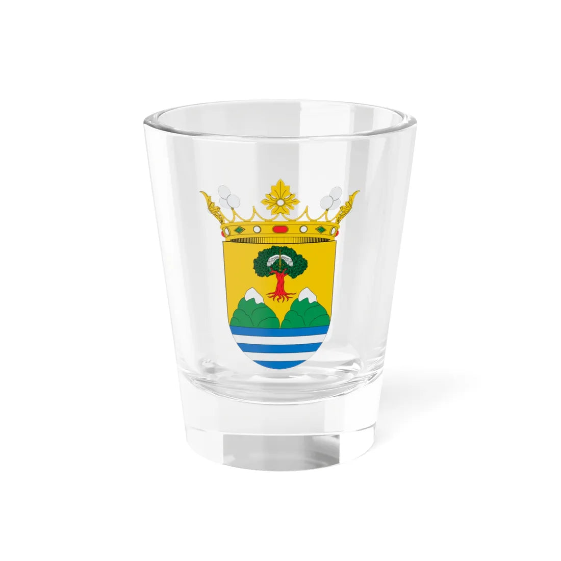 Escudo de Nacimiento (Spain) (Coat of Arms) Shot Glass 1.5oz 1.5oz - Go Mug Yourself
