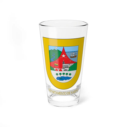 Escudo de Nariño (Colombia) (Coat of Arms) Pint Glass 16oz 16oz - Go Mug Yourself