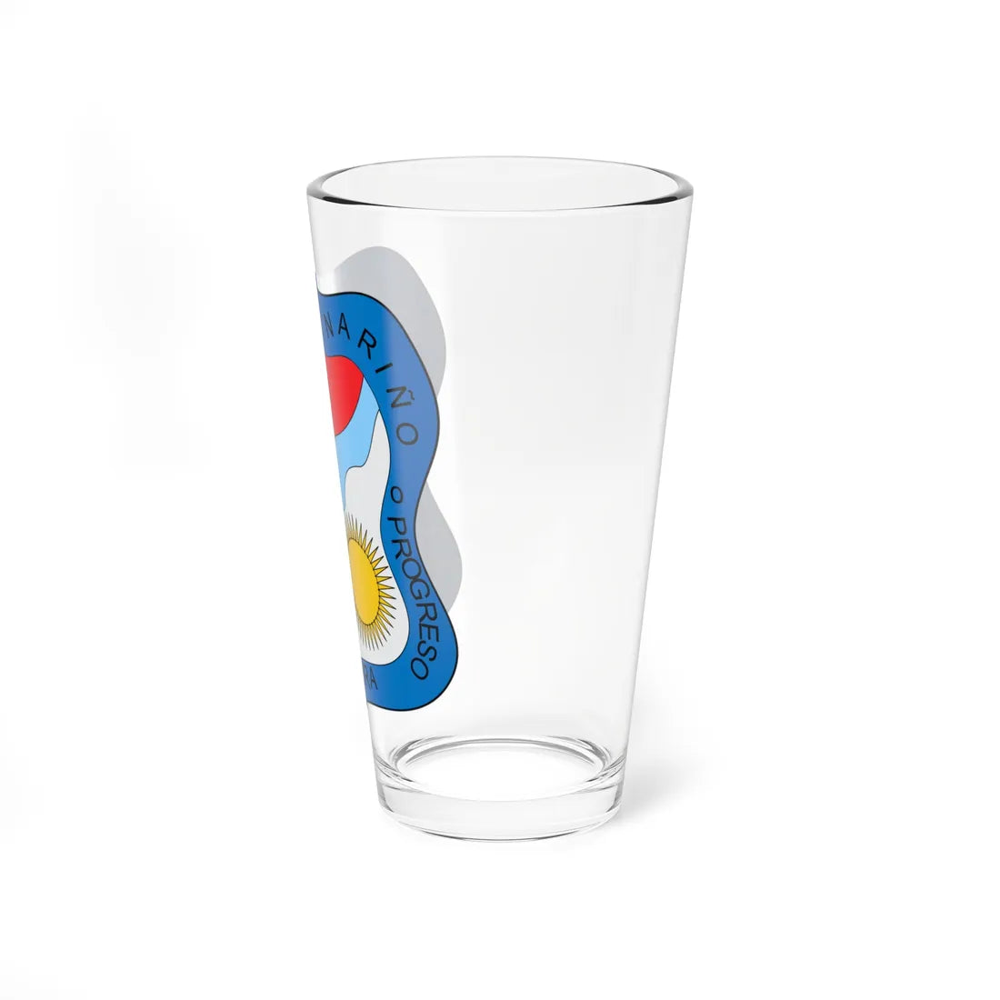 Escudo de Nariño Cundinamarca (Colombia) (Coat of Arms) Pint Glass 16oz - Go Mug Yourself