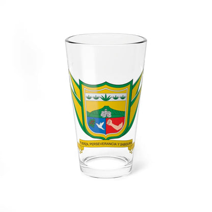 Escudo de Nariño Nariño (Colombia) (Coat of Arms) Pint Glass 16oz 16oz - Go Mug Yourself