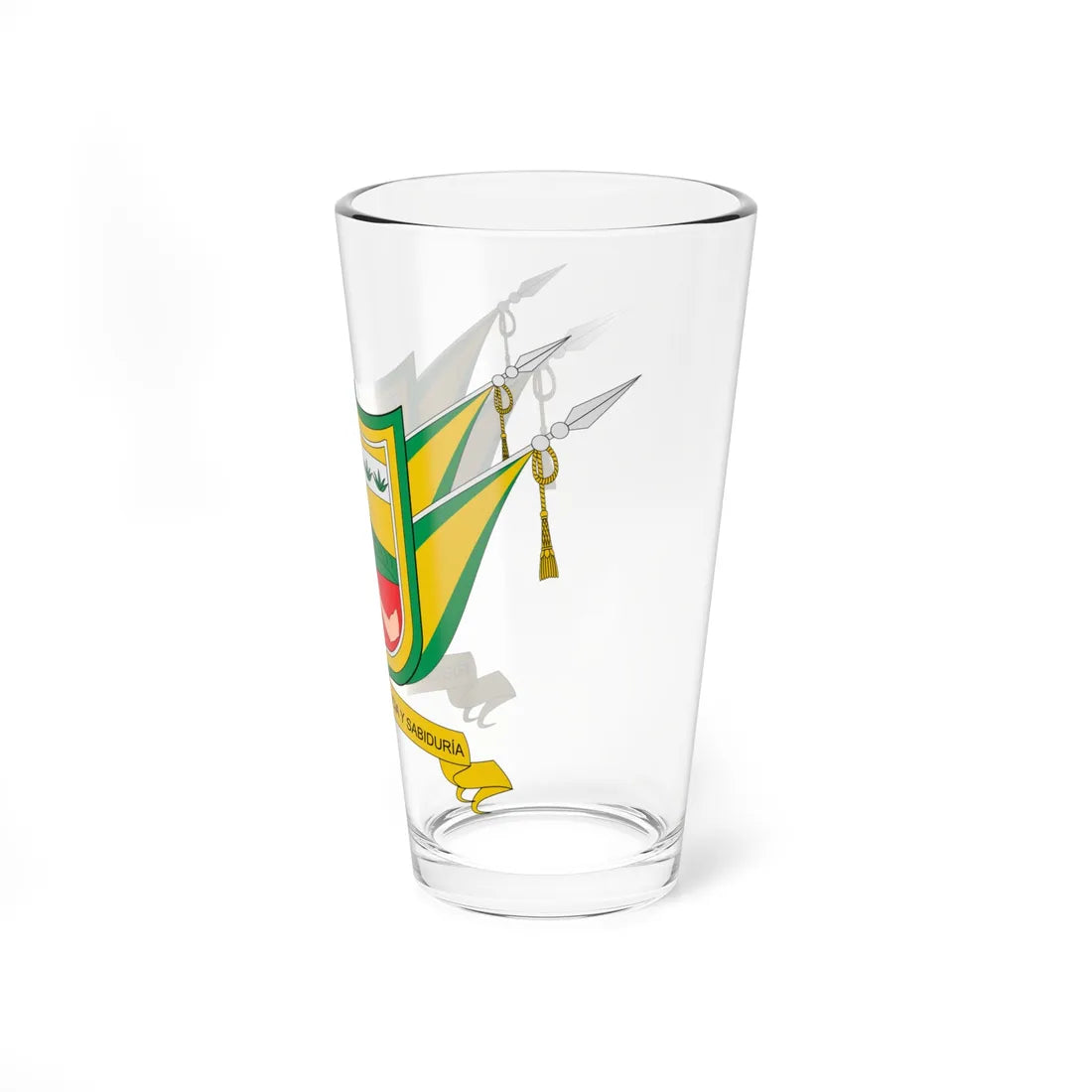 Escudo de Nariño Nariño (Colombia) (Coat of Arms) Pint Glass 16oz - Go Mug Yourself